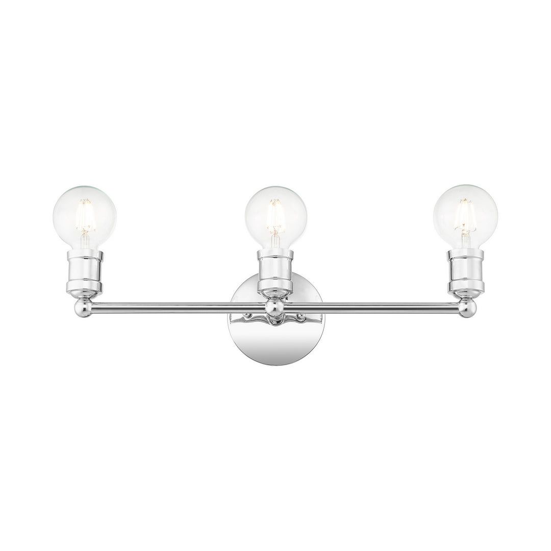 Livex Lansdale 16713-05 Bath Vanity Light 21 in. wide - Polished Chrome