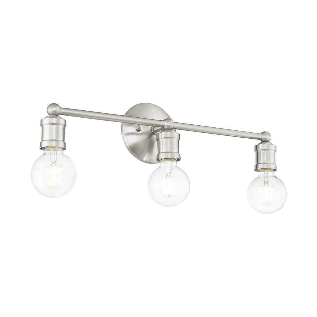 Livex Lansdale 16713-91 Bath Vanity Light 21 in. wide - Brushed Nickel