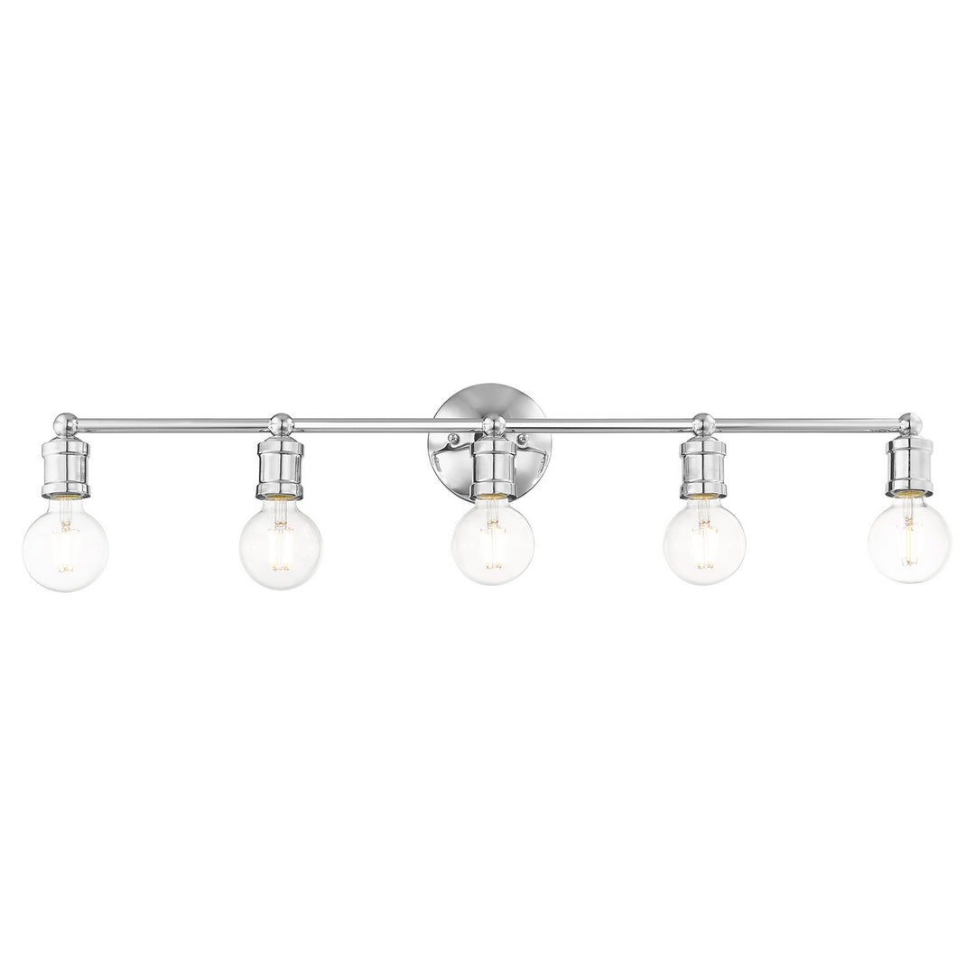 Livex Lansdale 16715-05 Bath Vanity Light 34 in. wide - Polished Chrome