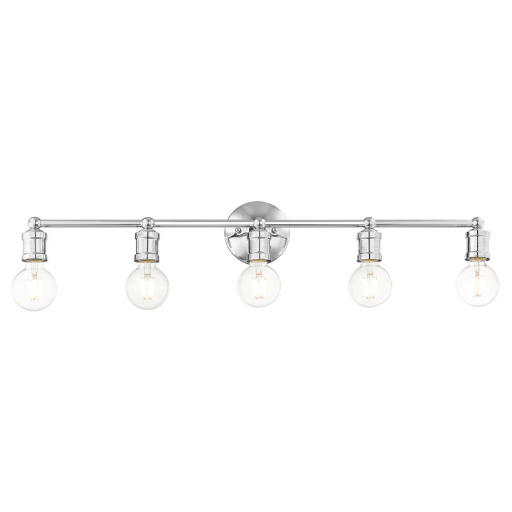 Livex Lansdale 16715-05 Bath Vanity Light 34 in. wide - Polished Chrome