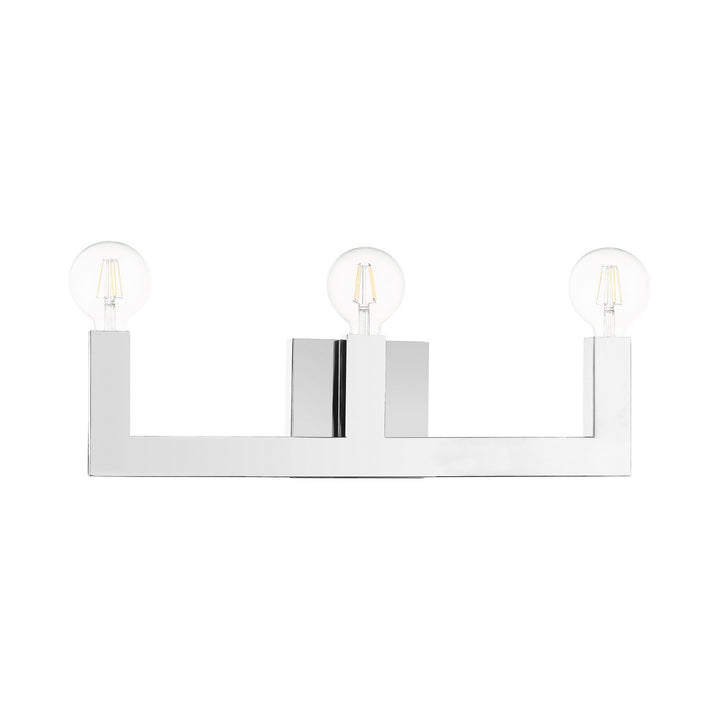 Livex Solna 16813-05 Bath Vanity Light 22 in. wide - Polished Chrome