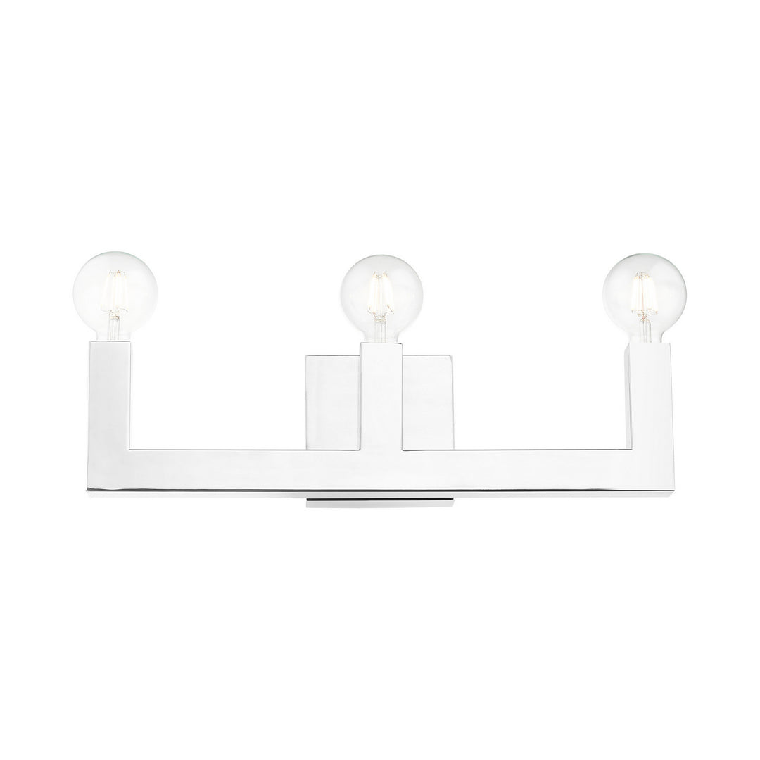 Livex Solna 16813-05 Bath Vanity Light 22 in. wide - Polished Chrome