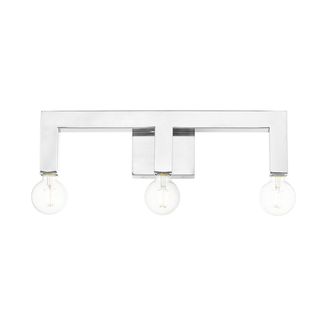 Livex Solna 16813-05 Bath Vanity Light 22 in. wide - Polished Chrome