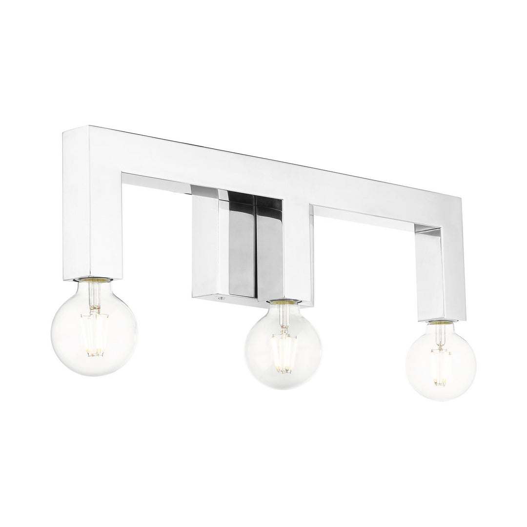 Livex Solna 16813-05 Bath Vanity Light 22 in. wide - Polished Chrome