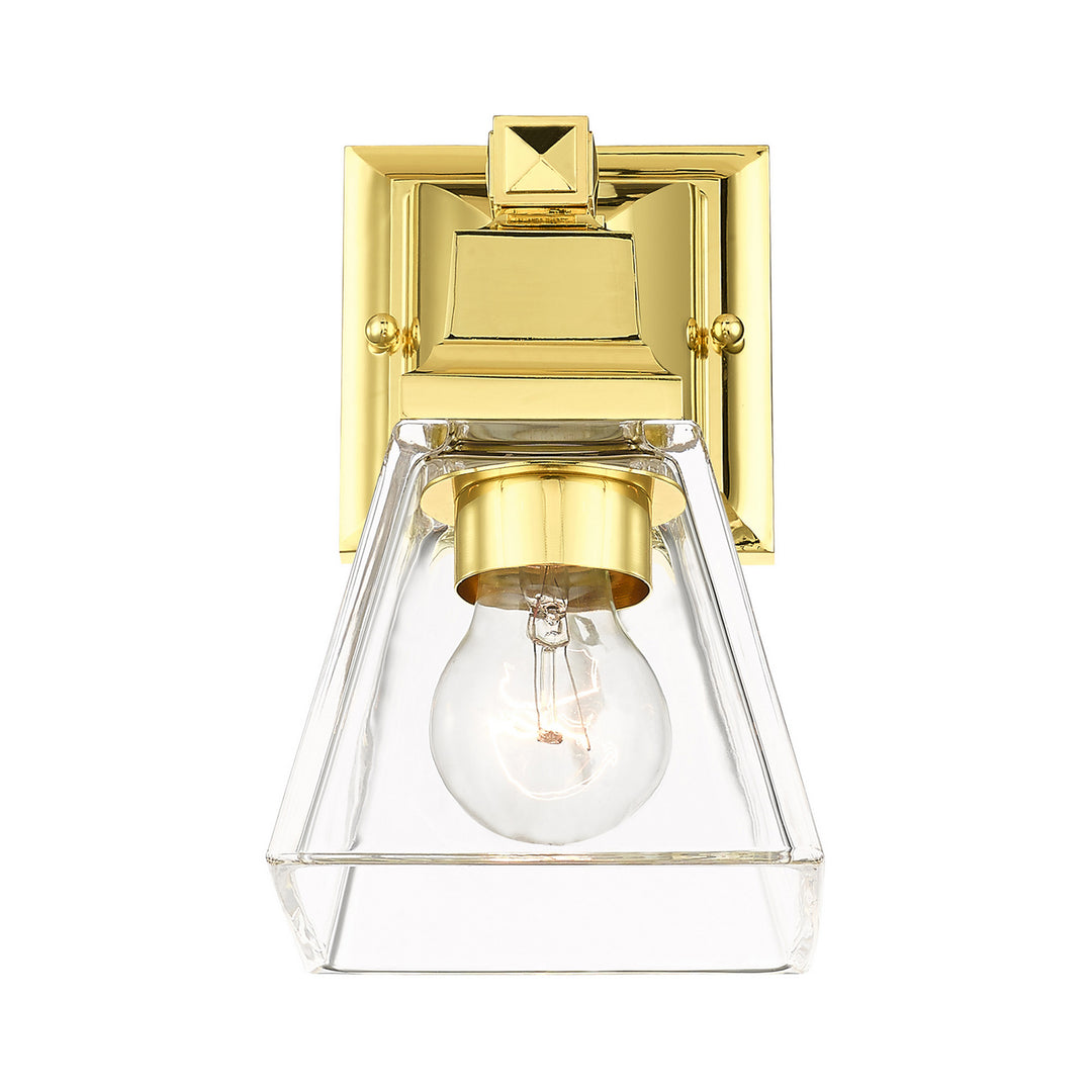 Livex Mission 17171-02 Wall Sconce Light - Polished Brass