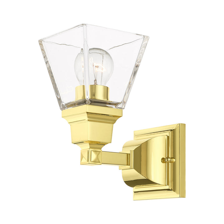 Livex Mission 17171-02 Wall Sconce Light - Polished Brass