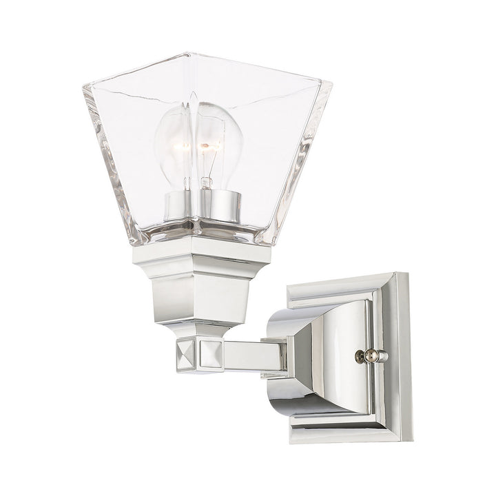 Livex Mission 17171-05 Wall Sconce Light - Polished Chrome