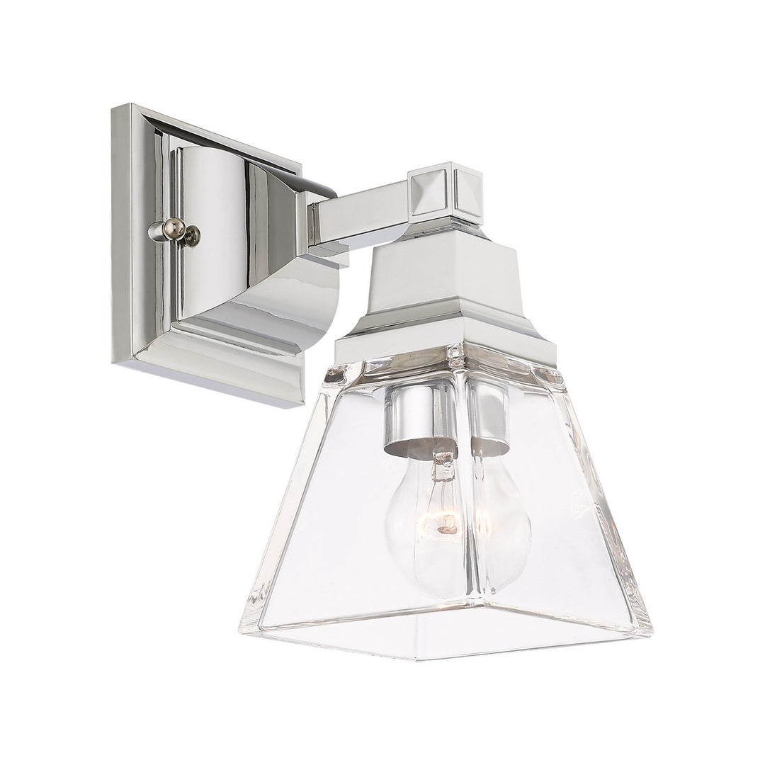 Livex Mission 17171-05 Wall Sconce Light - Polished Chrome