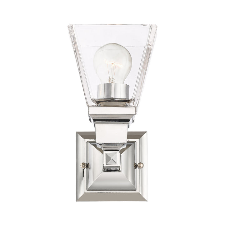Livex Mission 17171-05 Wall Sconce Light - Polished Chrome