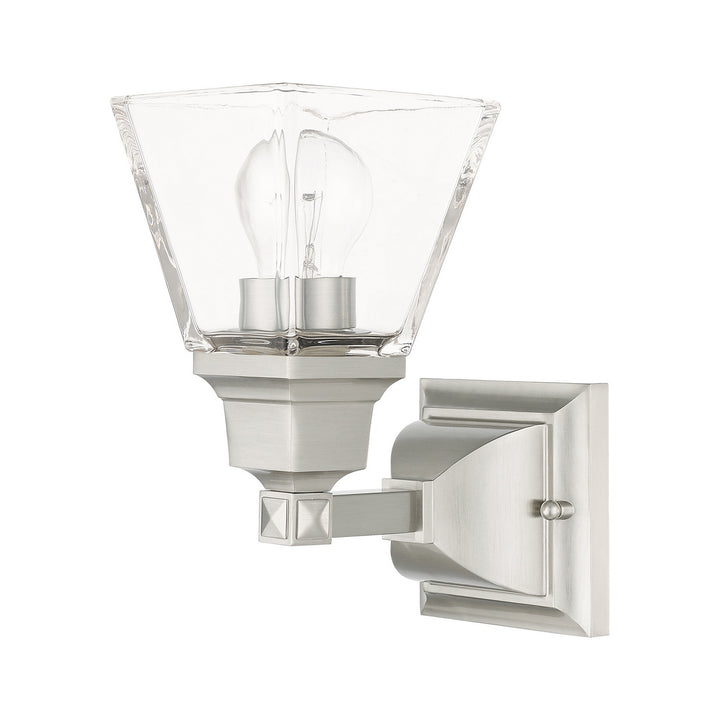 Livex Mission 17171-91 Wall Sconce Light - Brushed Nickel