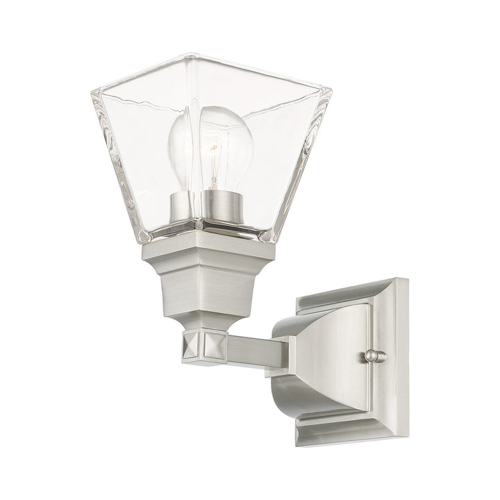 Livex Mission 17171-91 Wall Sconce Light - Brushed Nickel