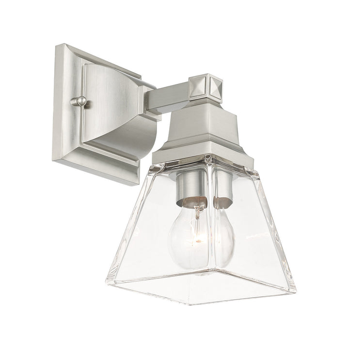 Livex Mission 17171-91 Wall Sconce Light - Brushed Nickel