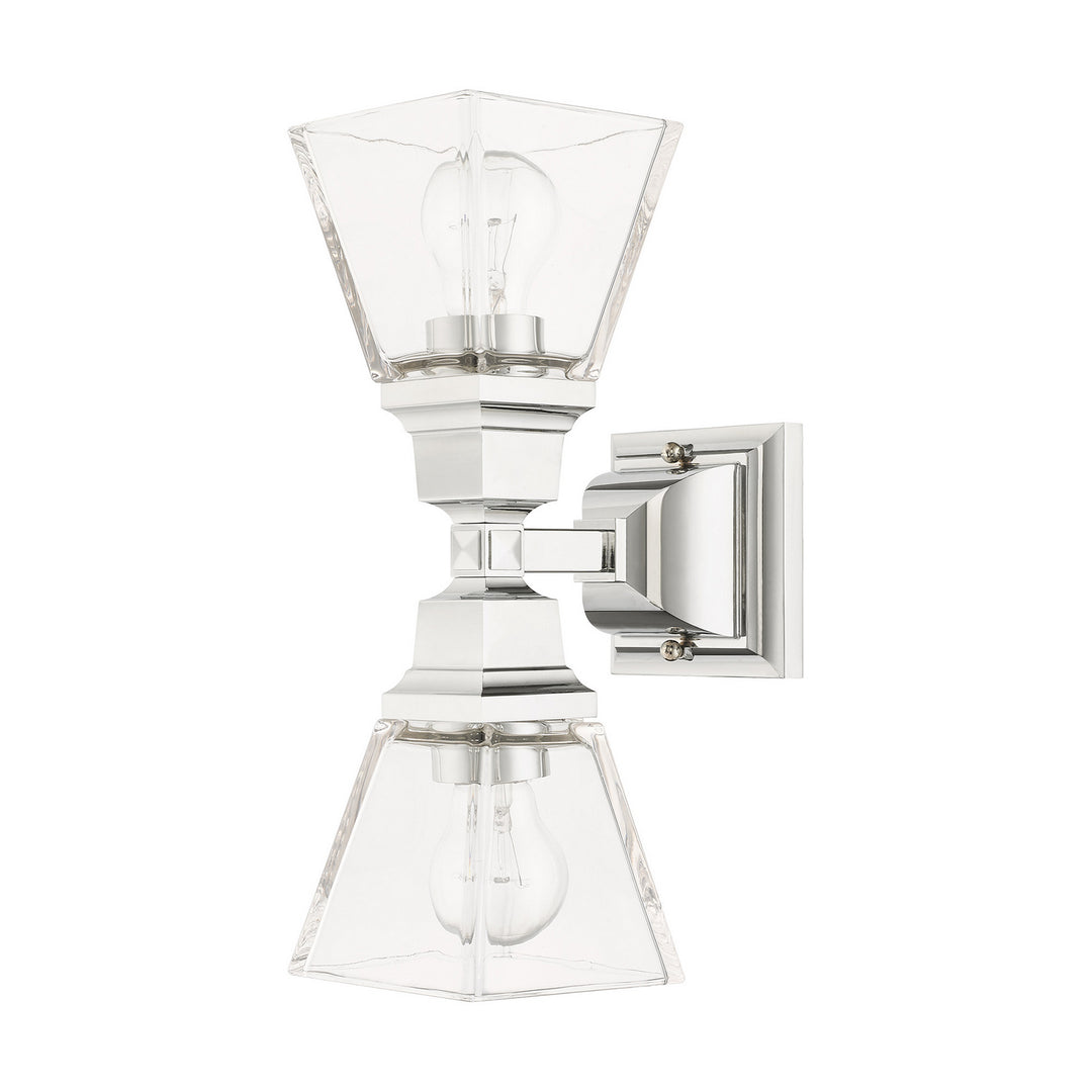 Livex Mission 17178-05 Wall Sconce Light - Polished Chrome