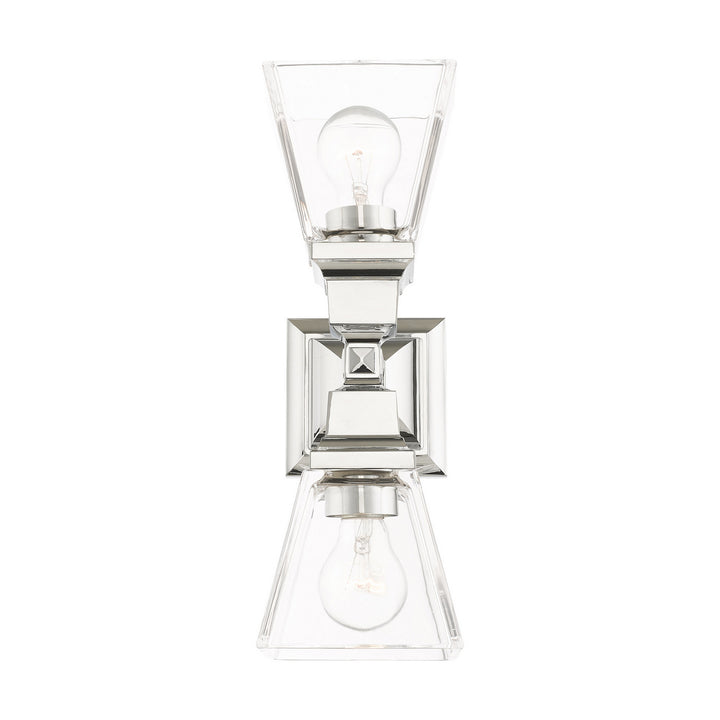 Livex Mission 17178-05 Wall Sconce Light - Polished Chrome