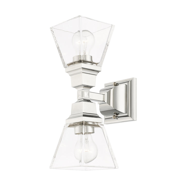 Livex Mission 17178-05 Wall Sconce Light - Polished Chrome