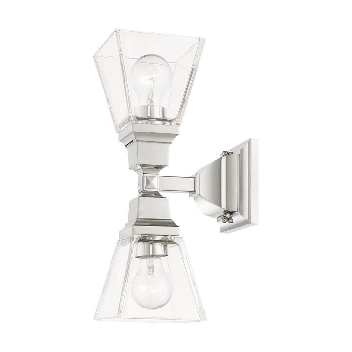 Livex Mission 17178-05 Wall Sconce Light - Polished Chrome