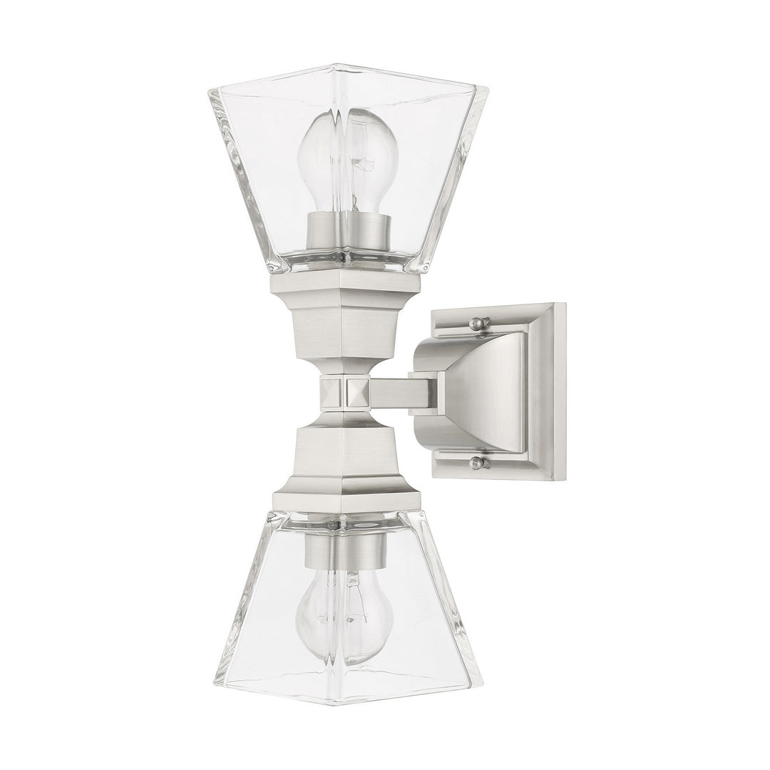 Livex Mission 17178-91 Wall Sconce Light - Brushed Nickel