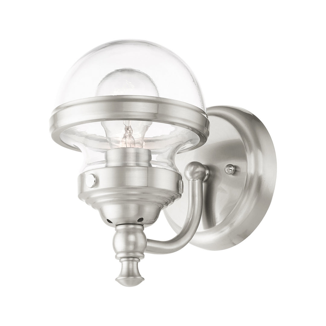 Livex Oldwick 17411-91 Wall Sconce Light - Brushed Nickel