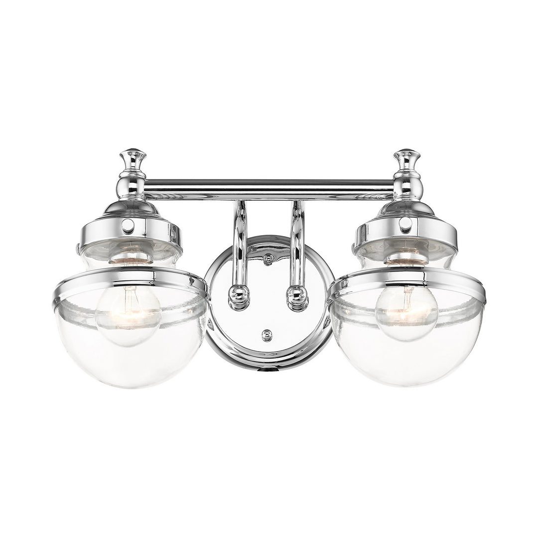 Livex Oldwick 17412-05 Bath Vanity Light 15 in. wide - Polished Chrome