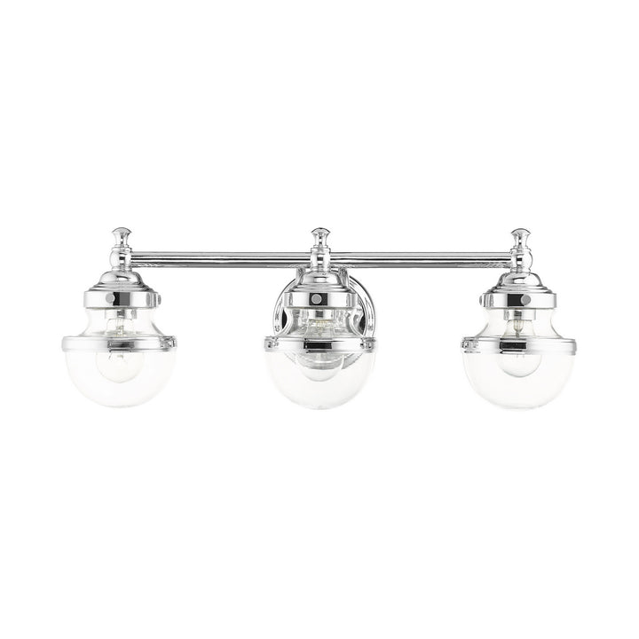 Livex Oldwick 17413-05 Bath Vanity Light 24 in. wide - Polished Chrome