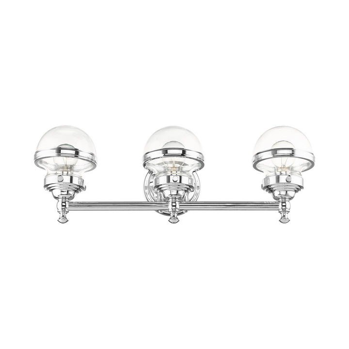 Livex Oldwick 17413-05 Bath Vanity Light 24 in. wide - Polished Chrome