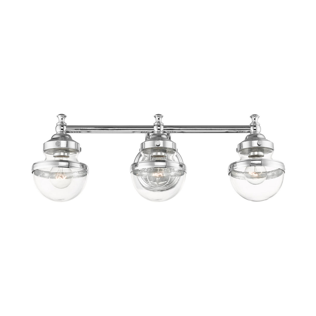 Livex Oldwick 17413-05 Bath Vanity Light 24 in. wide - Polished Chrome