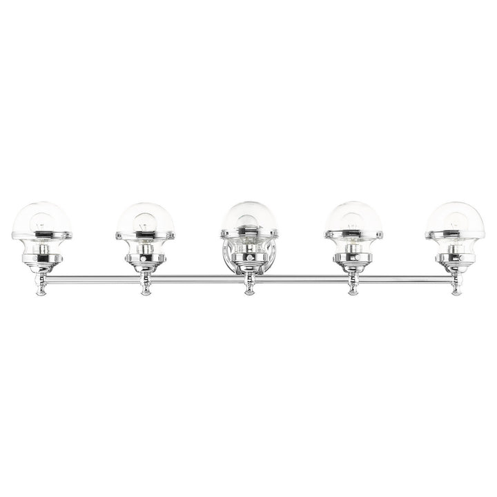 Livex Oldwick 17415-05 Bath Vanity Light 42 in. wide - Polished Chrome