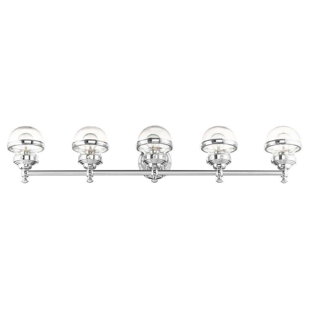 Livex Oldwick 17415-05 Bath Vanity Light 42 in. wide - Polished Chrome