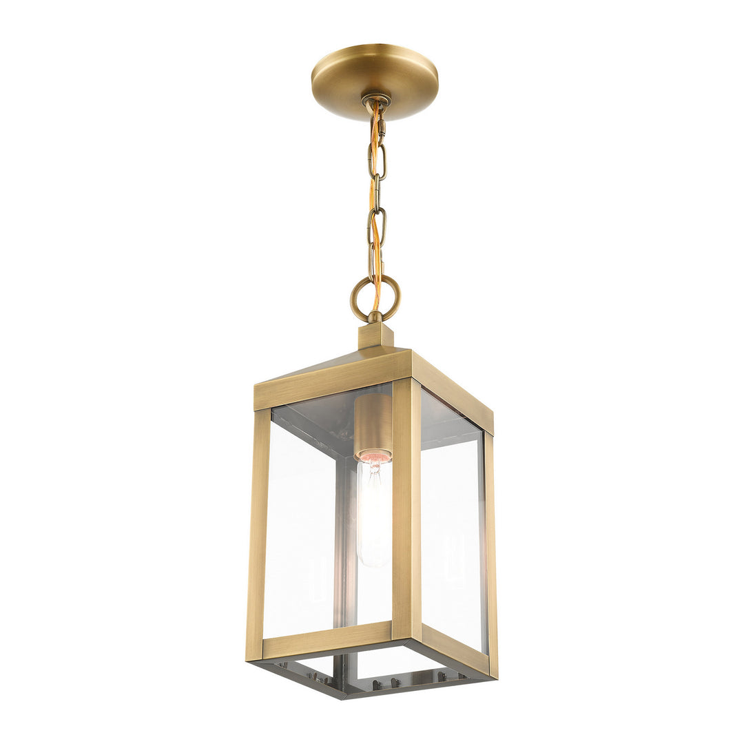 Livex Lighting 20591-01  Nyack Outdoor Antique Brass