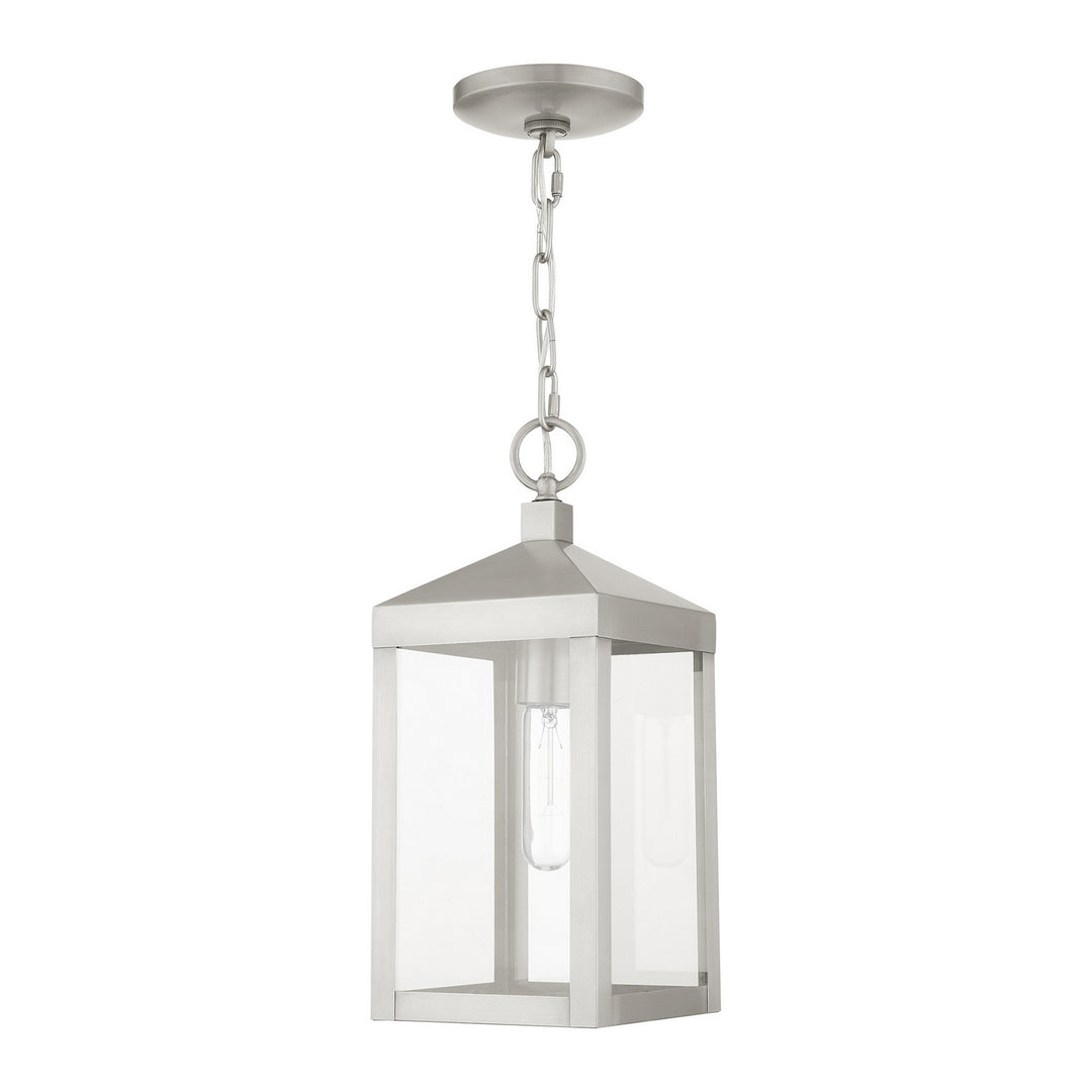 Livex Lighting 20591-91  Nyack Outdoor Brushed Nickel