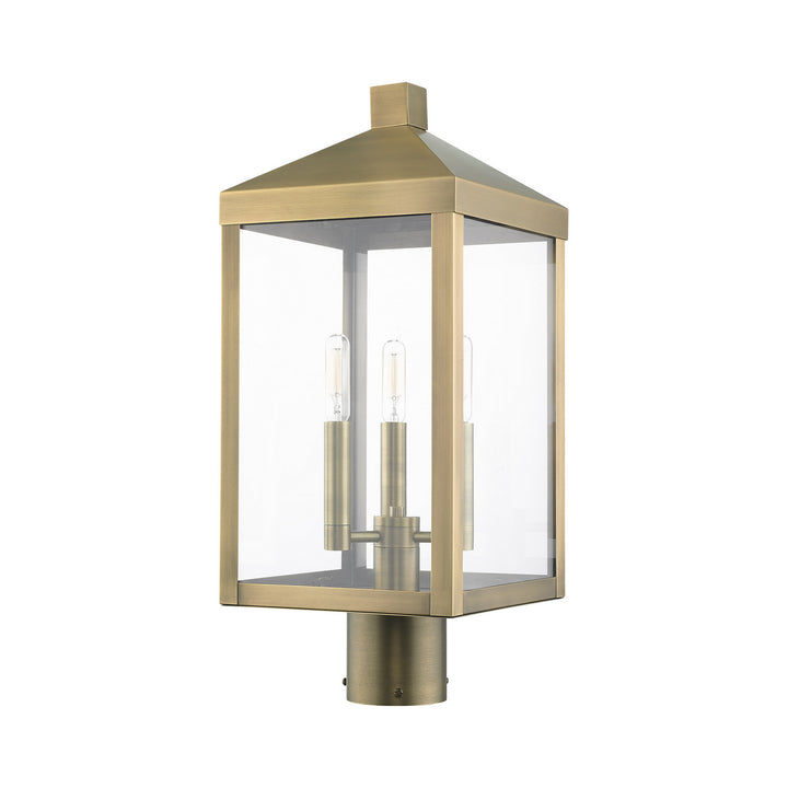 Livex Lighting 20592-01  Nyack Outdoor Antique Brass