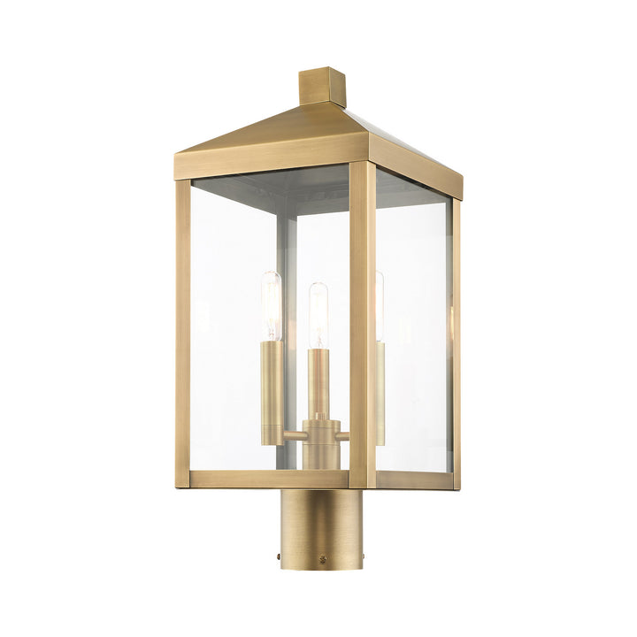 Livex Lighting 20592-01  Nyack Outdoor Antique Brass