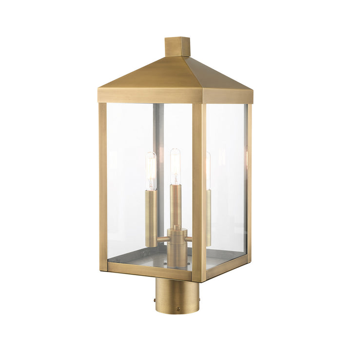 Livex Lighting 20592-01  Nyack Outdoor Antique Brass