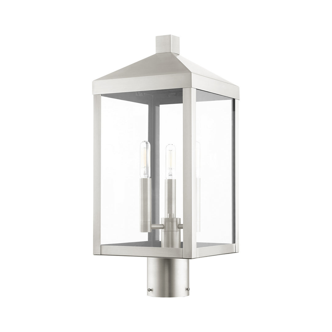 Livex Lighting 20592-91  Nyack Outdoor Brushed Nickel