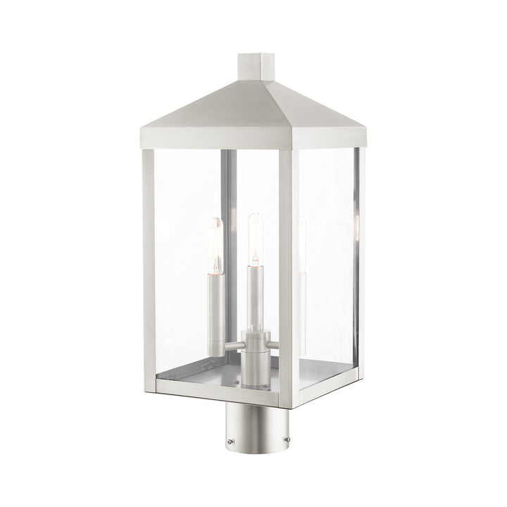 Livex Lighting 20592-91  Nyack Outdoor Brushed Nickel