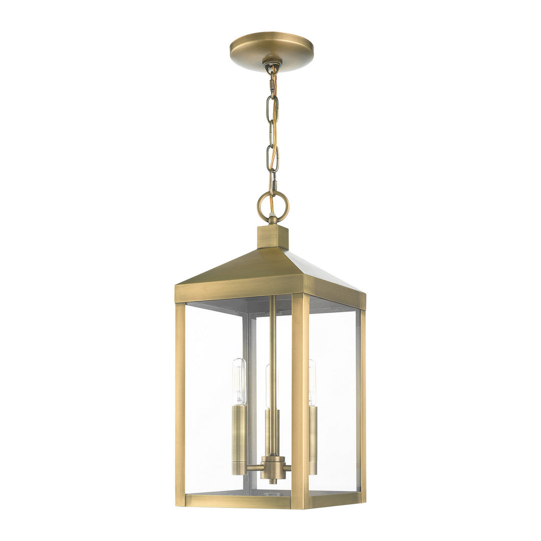 Livex Lighting 20593-01  Nyack Outdoor Antique Brass