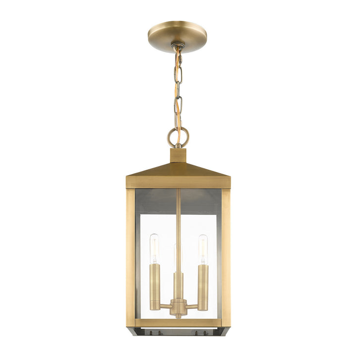 Livex Lighting 20593-01  Nyack Outdoor Antique Brass