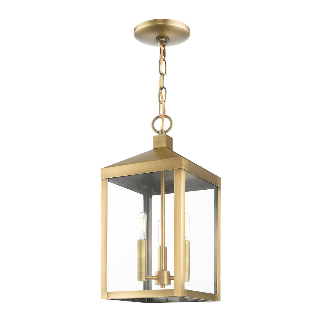 Livex Lighting 20593-01  Nyack Outdoor Antique Brass