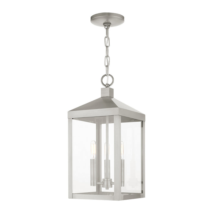 Livex Lighting 20593-91  Nyack Outdoor Brushed Nickel