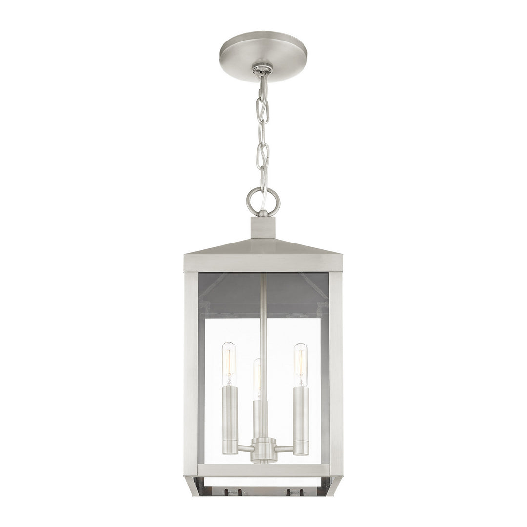 Livex Lighting 20593-91  Nyack Outdoor Brushed Nickel