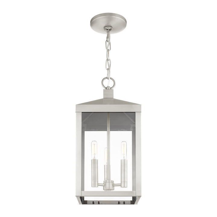 Livex Lighting 20593-91  Nyack Outdoor Brushed Nickel