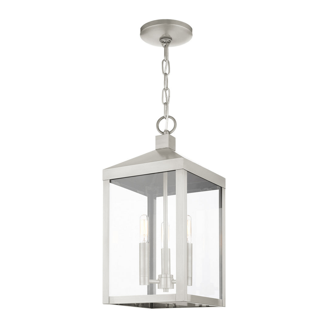 Livex Lighting 20593-91  Nyack Outdoor Brushed Nickel