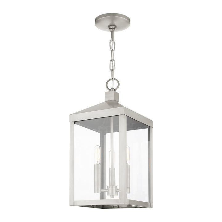 Livex Lighting 20593-91  Nyack Outdoor Brushed Nickel