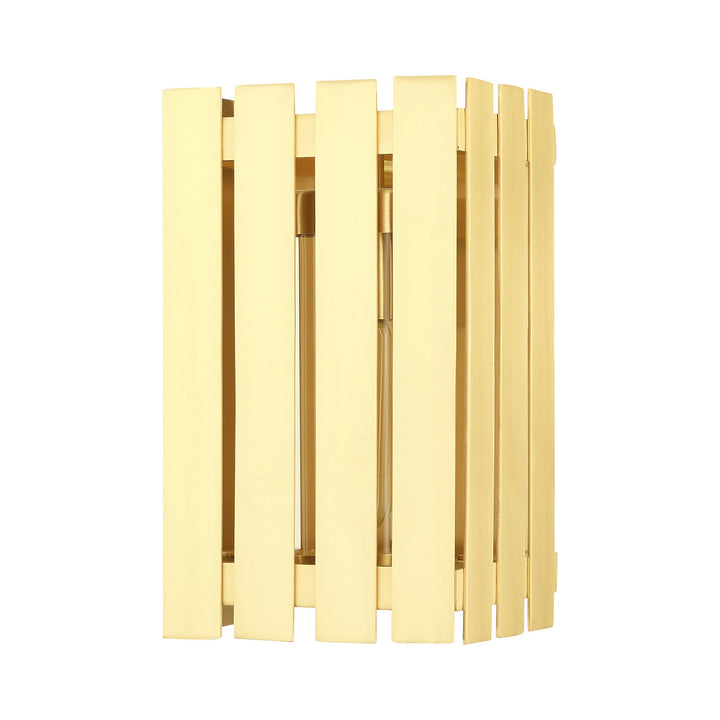 Livex Lighting 20751-12  Greenwich Outdoor Satin Brass