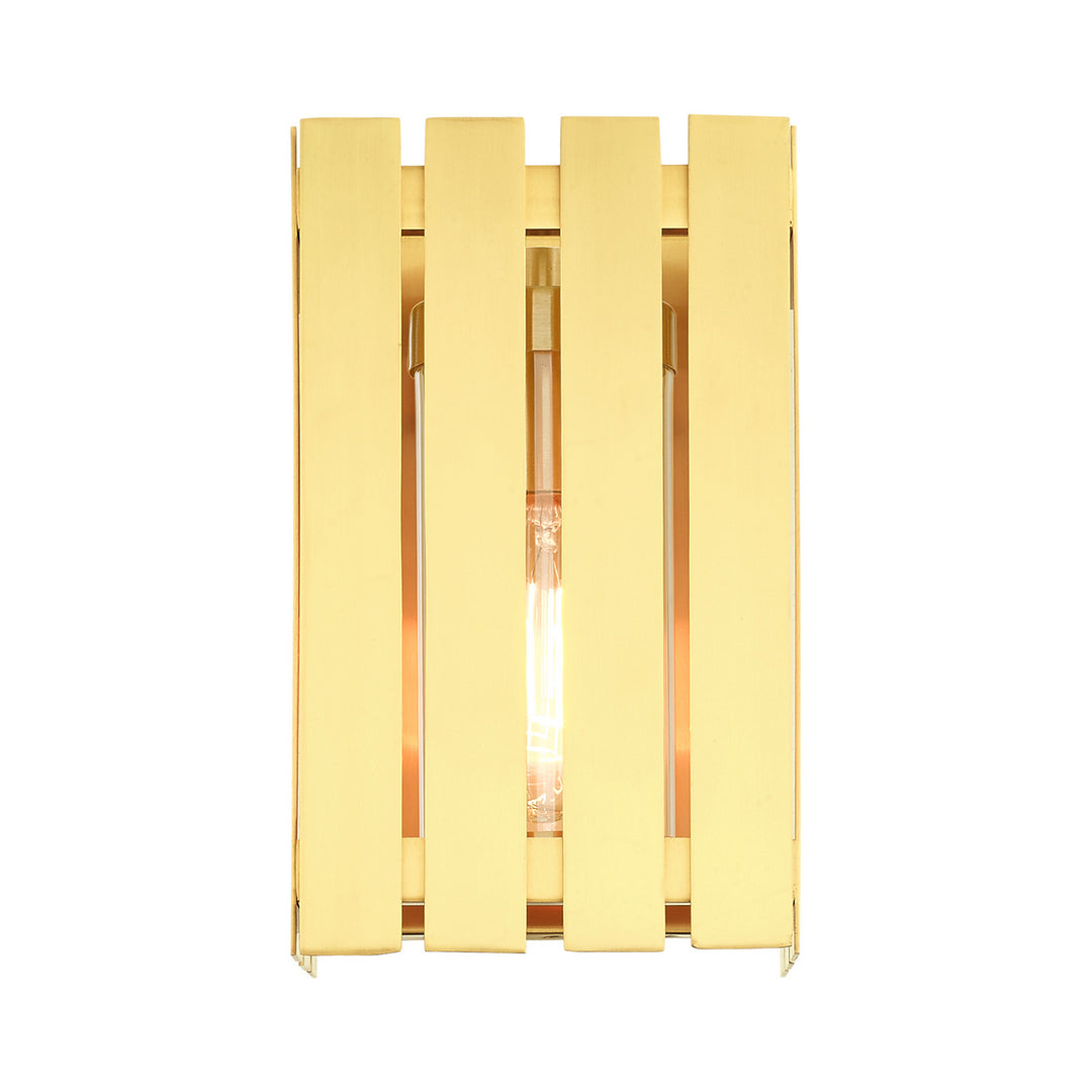 Livex Lighting 20751-12  Greenwich Outdoor Satin Brass