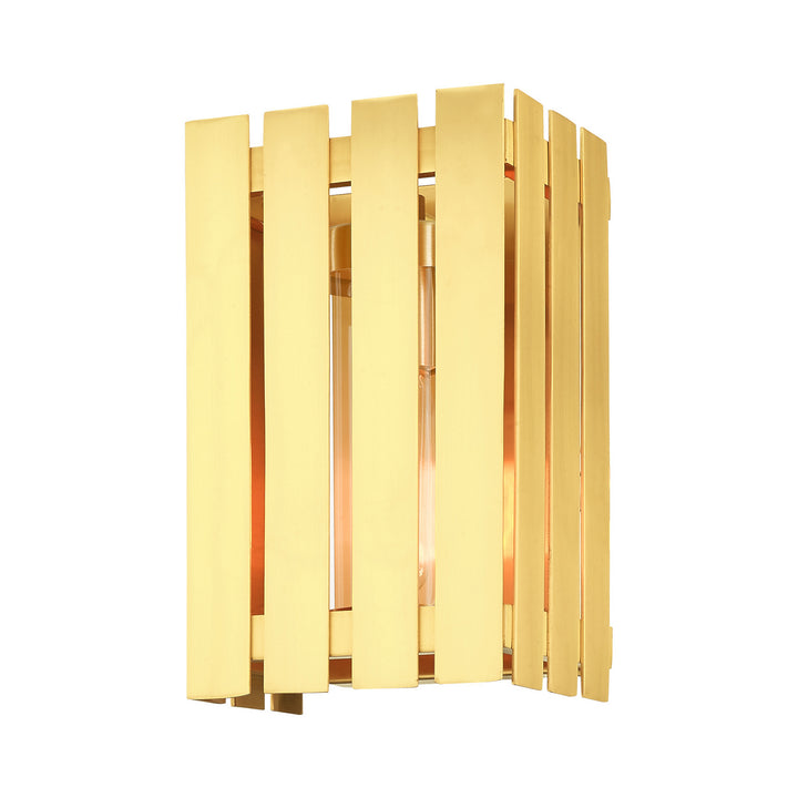Livex Lighting 20751-12  Greenwich Outdoor Satin Brass