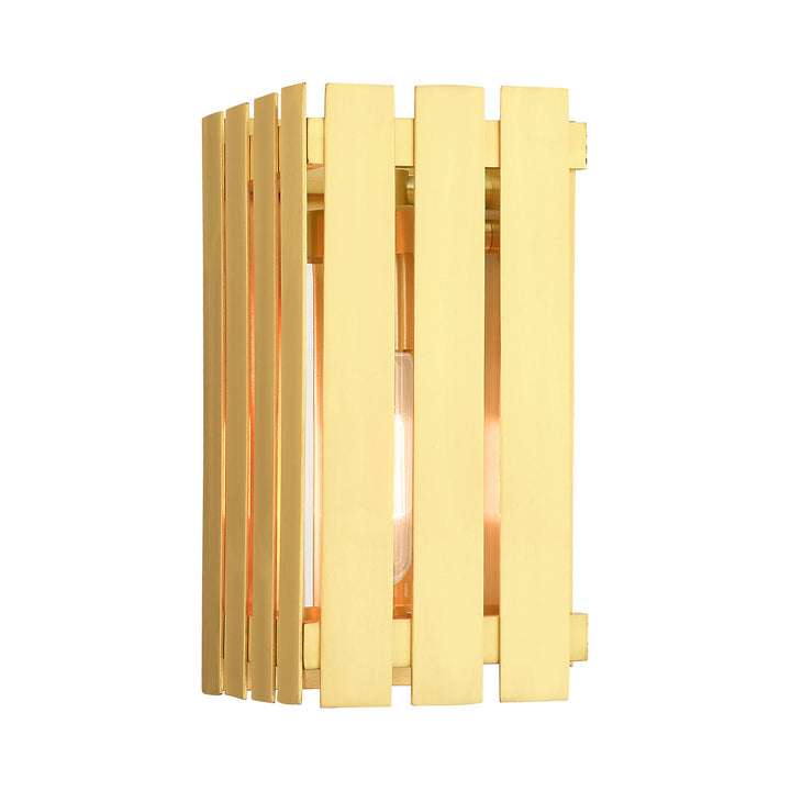 Livex Lighting 20751-12  Greenwich Outdoor Satin Brass