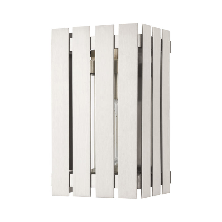 Livex Lighting 20751-91  Greenwich Outdoor Brushed Nickel