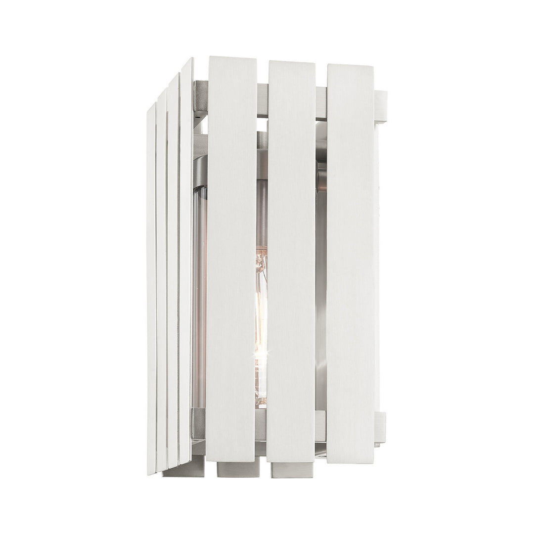 Livex Lighting 20751-91  Greenwich Outdoor Brushed Nickel
