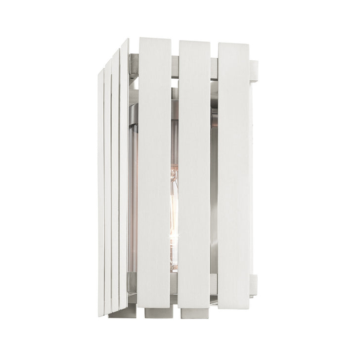 Livex Lighting 20751-91  Greenwich Outdoor Brushed Nickel